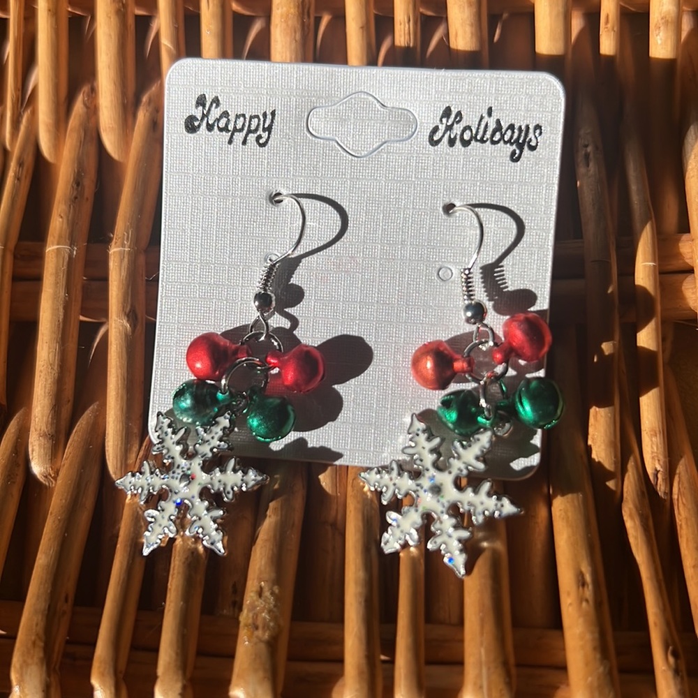 Handmade Vintage Christmas Earrings Jewelry Sale 19$